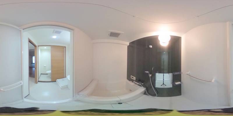 パノラマ画像バスルーム