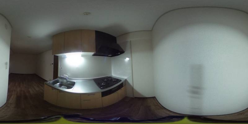 パノラマ画像キッチン