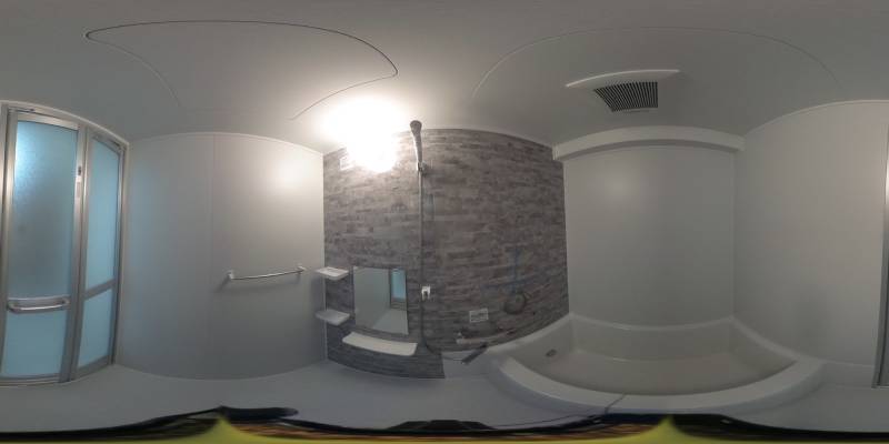 パノラマ画像バスルーム