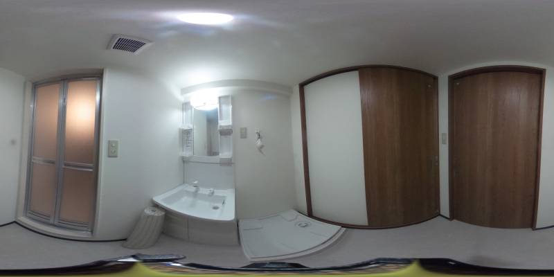 パノラマ画像洗面所