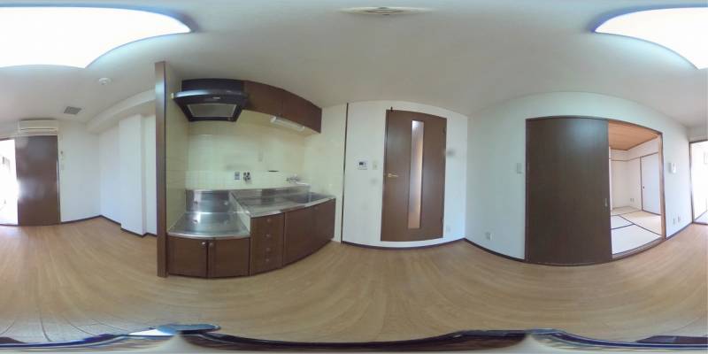 パノラマ画像キッチン