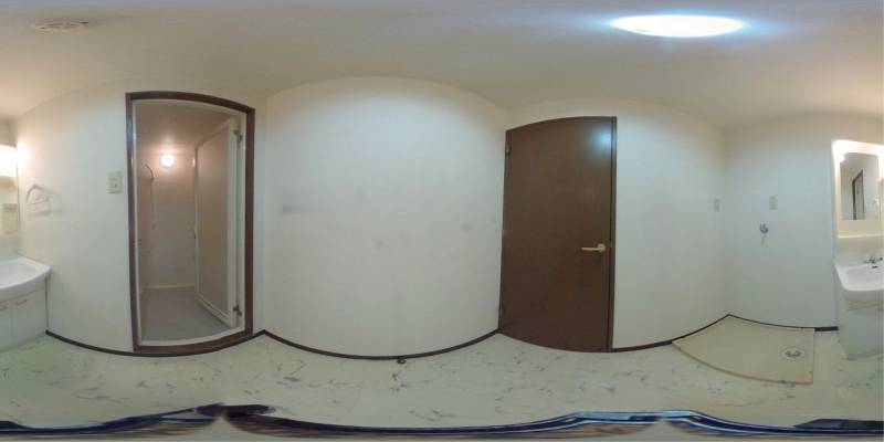 パノラマ画像洗面所