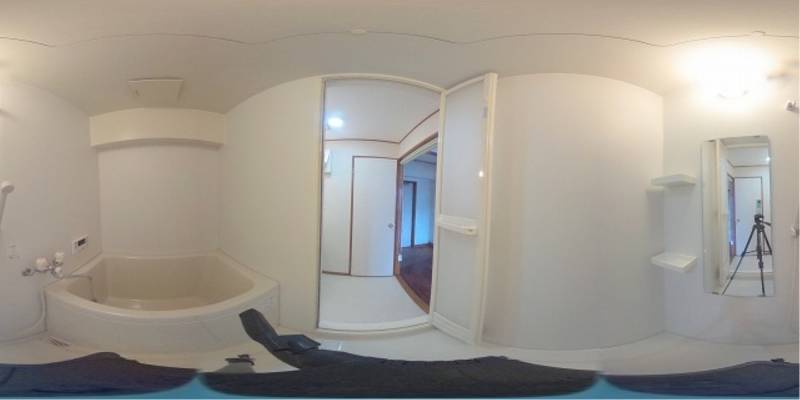 パノラマ画像バスルーム