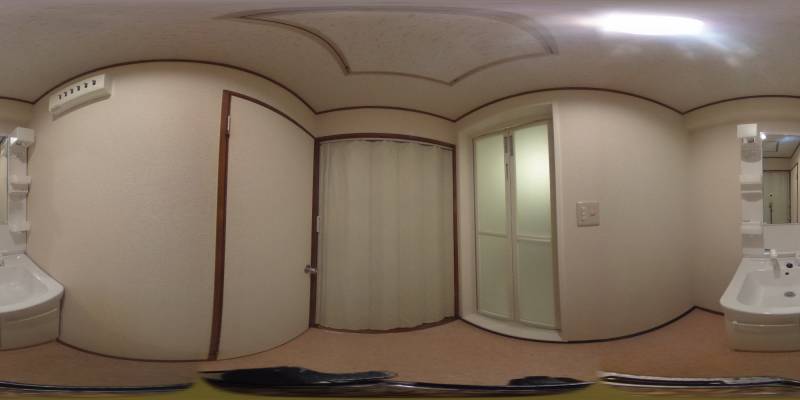 パノラマ画像洗面所