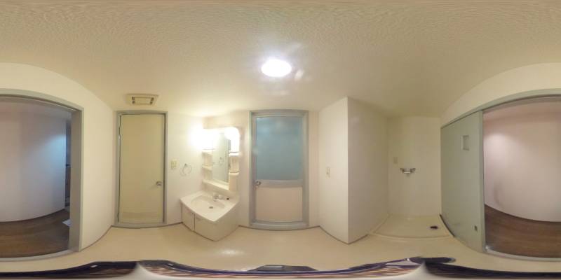 パノラマ画像洗面所
