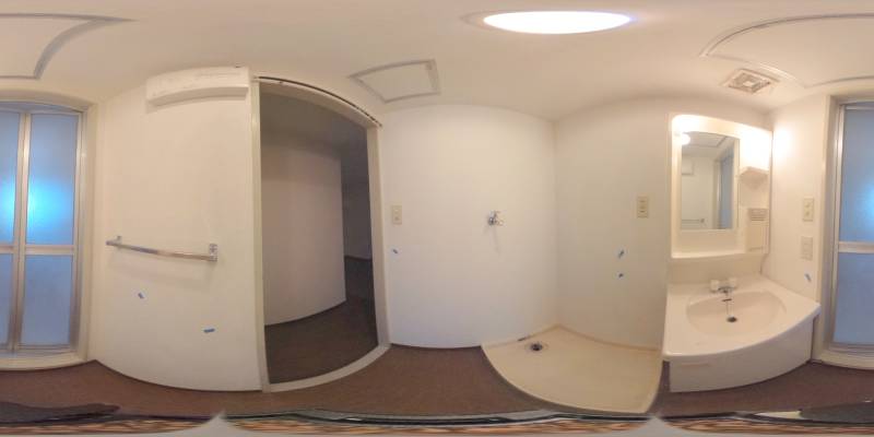 パノラマ画像洗面所