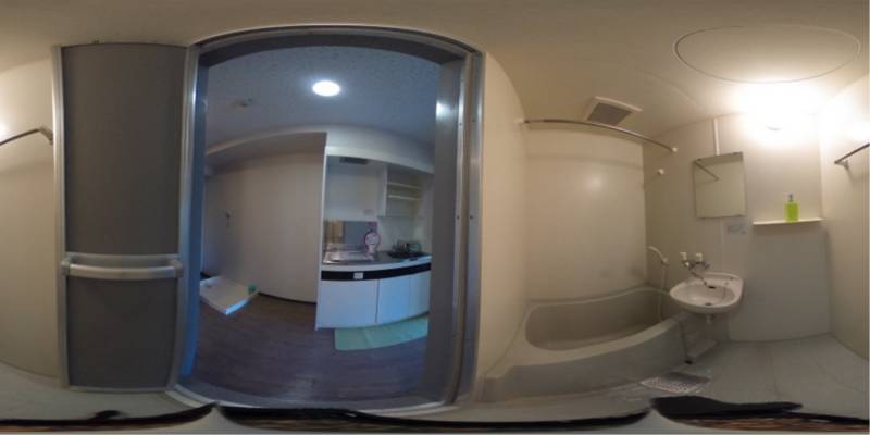 パノラマ画像バスルーム