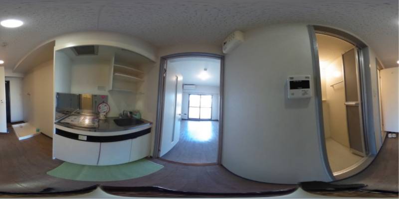 パノラマ画像キッチン