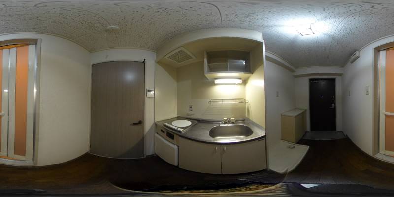 パノラマ画像キッチン