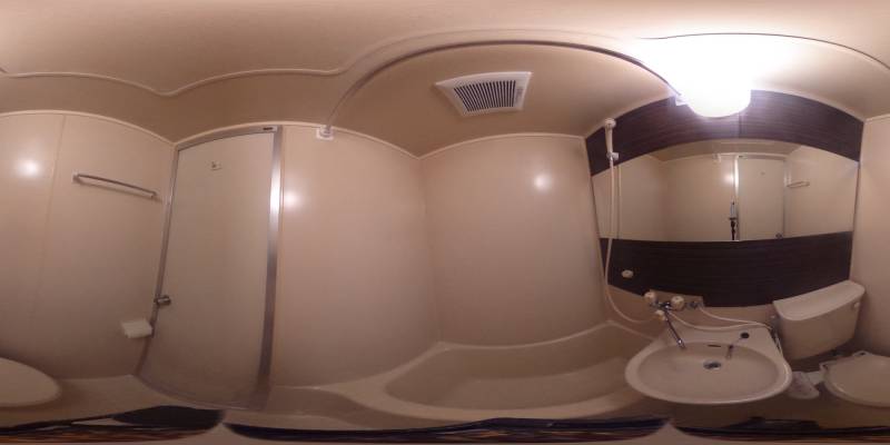 パノラマ画像バスルーム