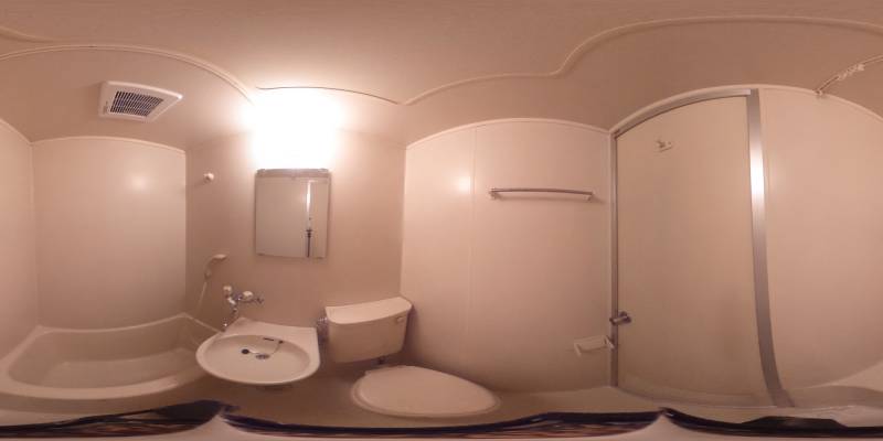 パノラマ画像バスルーム