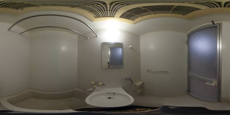 パノラマ画像バスルーム