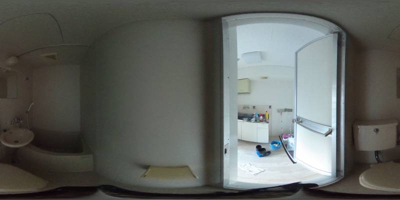 パノラマ画像バスルーム