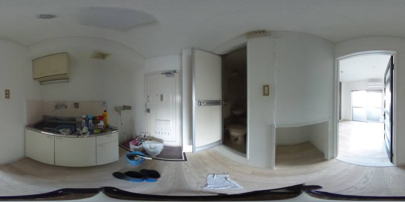 パノラマ画像キッチン