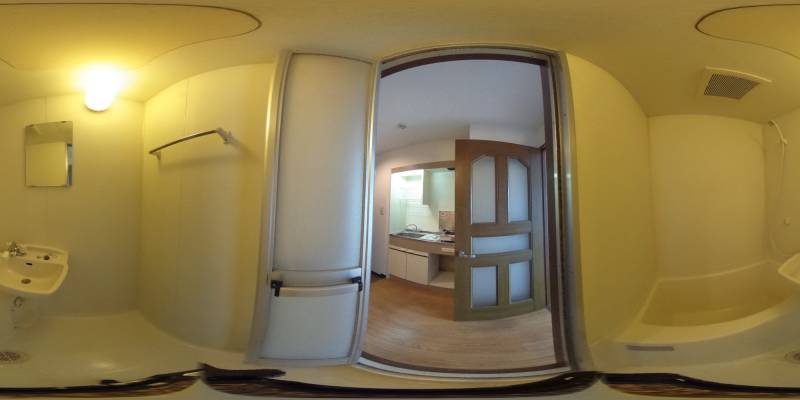 パノラマ画像バスルーム