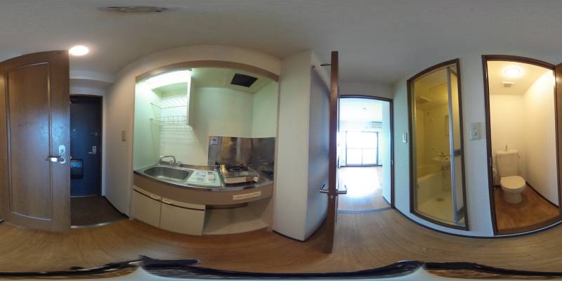 パノラマ画像キッチン