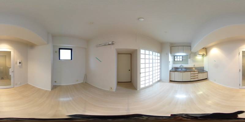 パノラマ画像リビング