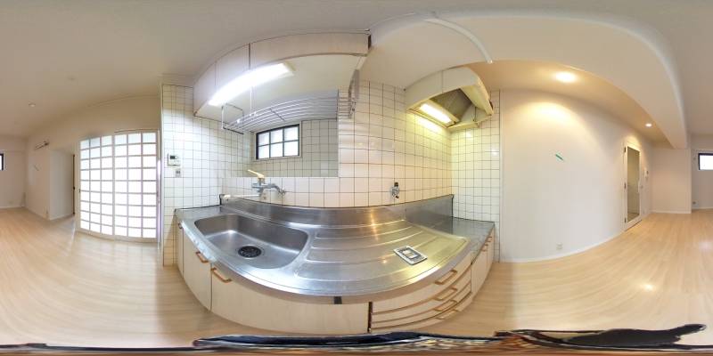 パノラマ画像キッチン