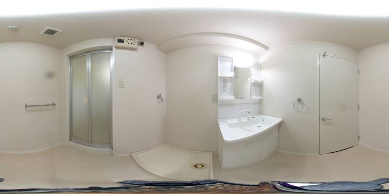 パノラマ画像洗面所