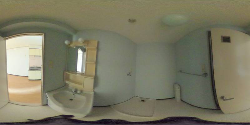 パノラマ画像洗面所