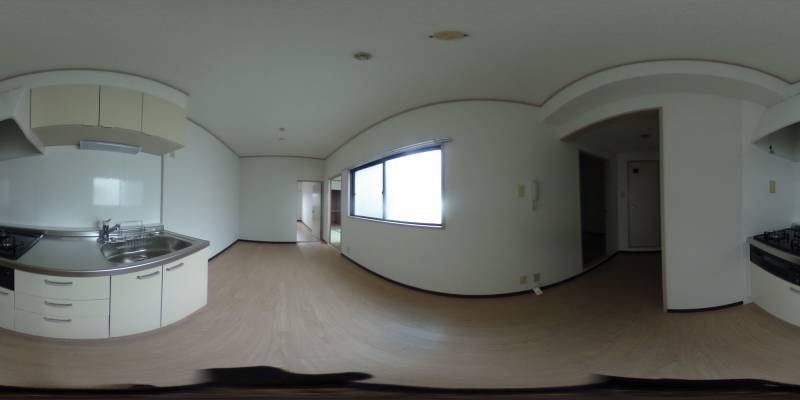 パノラマ画像キッチン