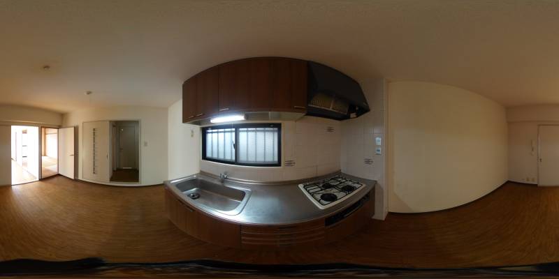 パノラマ画像キッチン