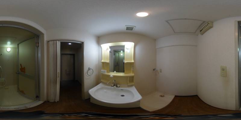 パノラマ画像洗面所