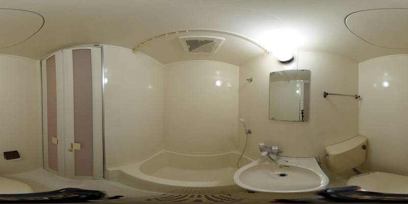 パノラマ画像バスルーム