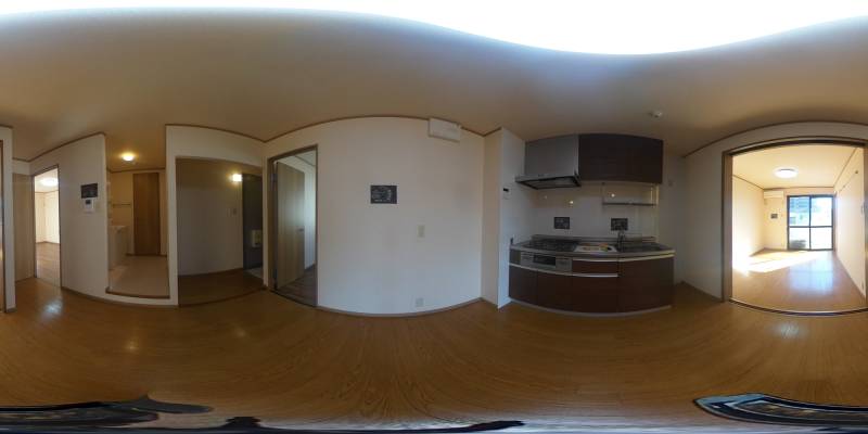 パノラマ画像リビング