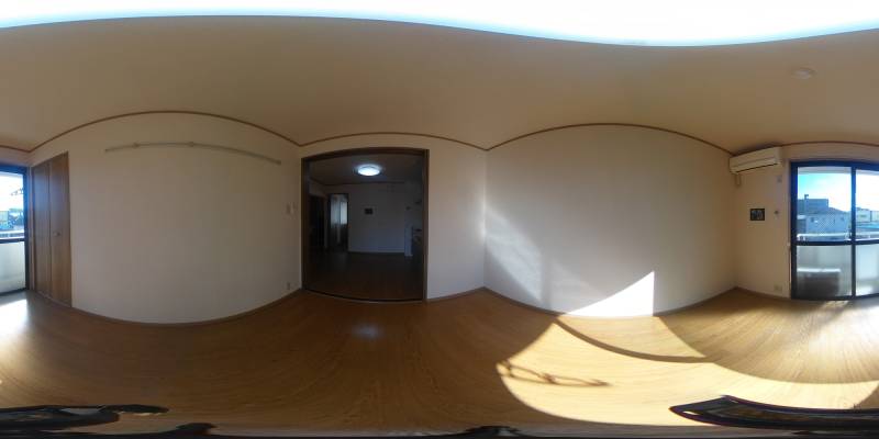 パノラマ画像洋室