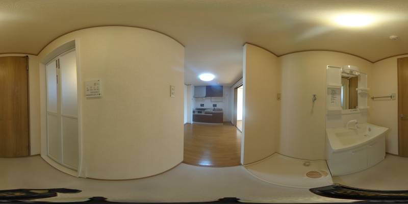 パノラマ画像洗面所