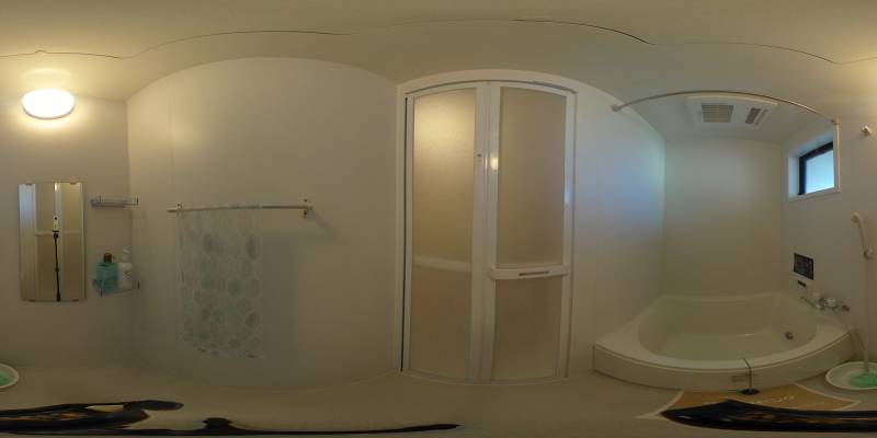 パノラマ画像バスルーム