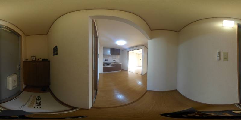 パノラマ画像玄関