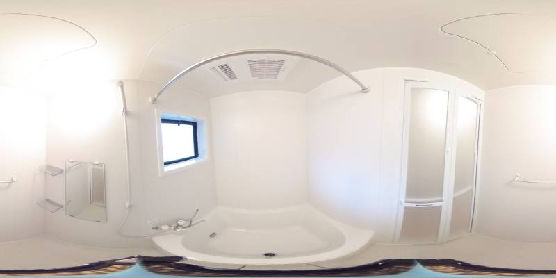 パノラマ画像バスルーム