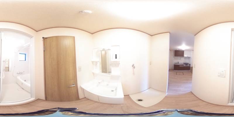 パノラマ画像洗面所