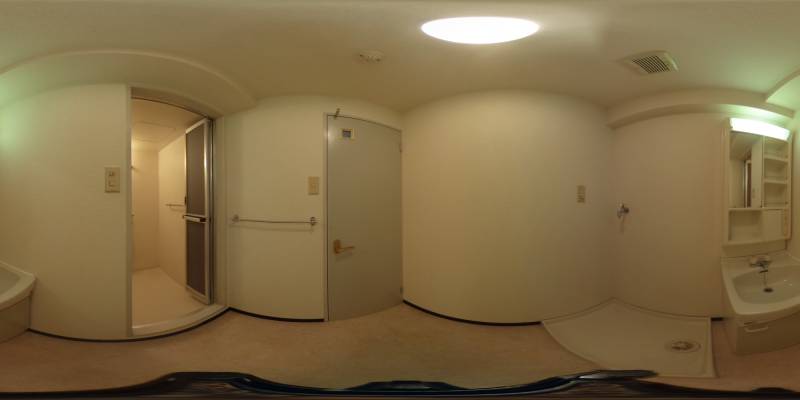 パノラマ画像洗面所