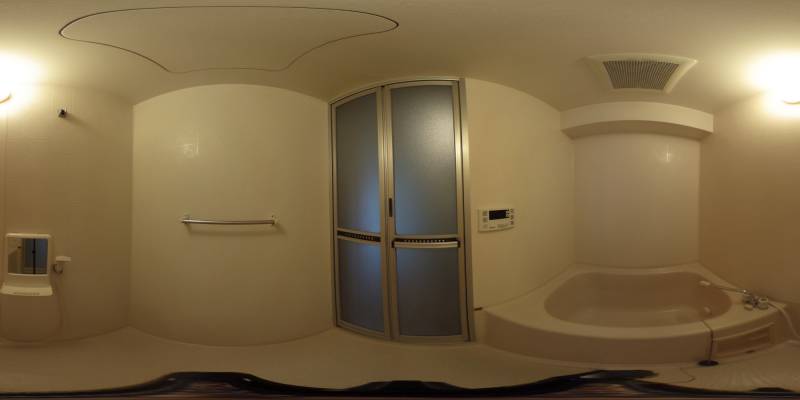 パノラマ画像バスルーム