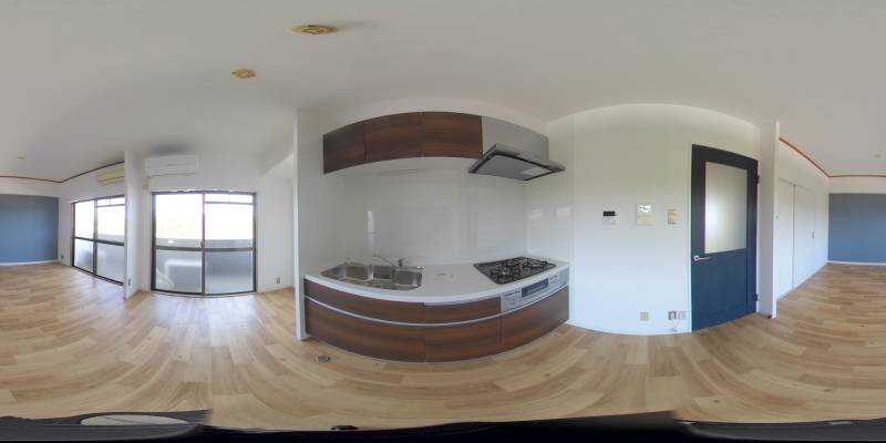 パノラマ画像キッチン