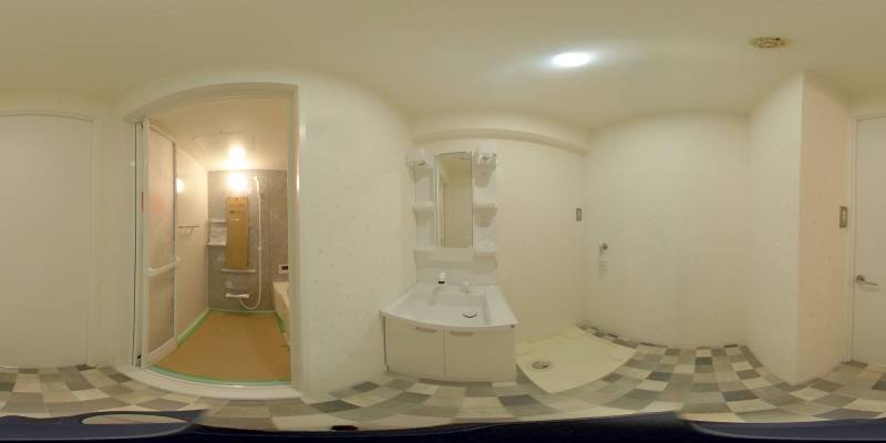 パノラマ画像洗面所