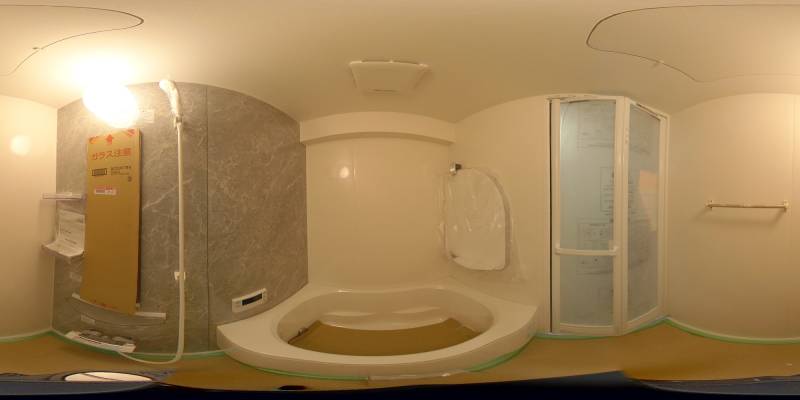 パノラマ画像バスルーム