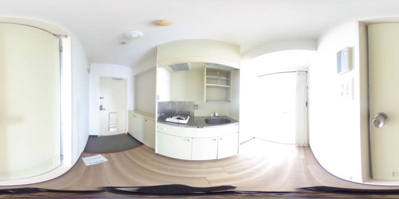 パノラマ画像キッチン