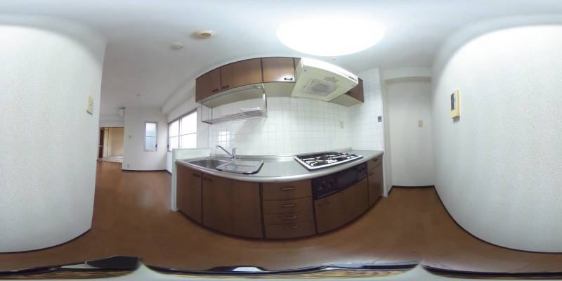 パノラマ画像キッチン