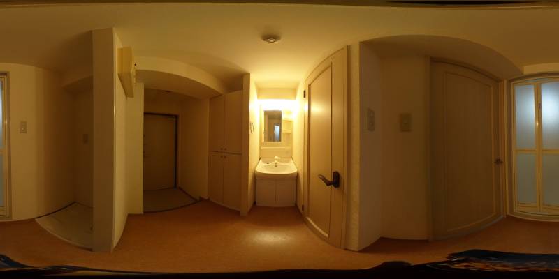 パノラマ画像玄関