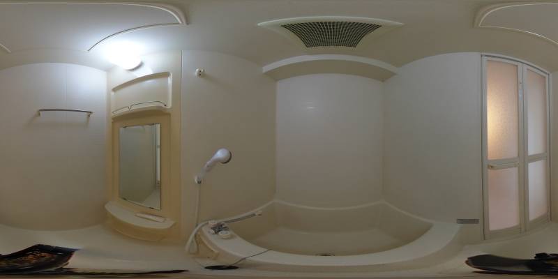 パノラマ画像バスルーム