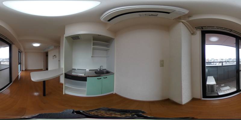 パノラマ画像キッチン