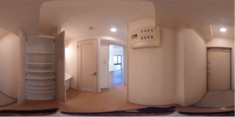 パノラマ画像玄関