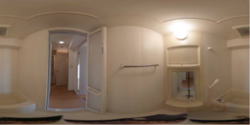 パノラマ画像バスルーム