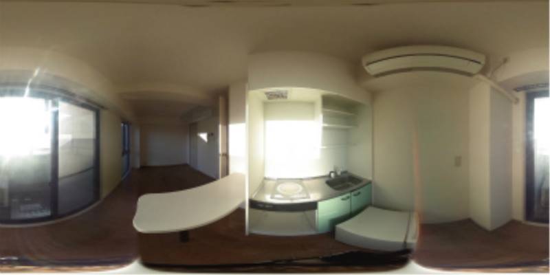 パノラマ画像キッチン