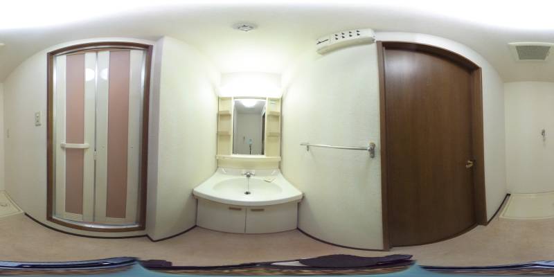 パノラマ画像洗面所