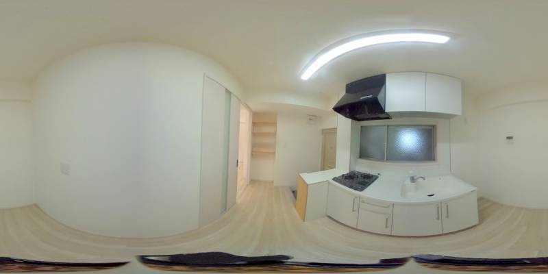 パノラマ画像キッチン